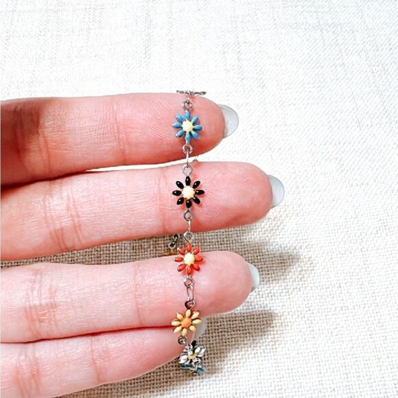 Boho flower bracelet N507 - Picture 3 of 3